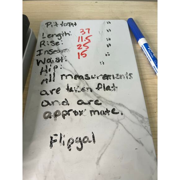 Chico's Navy blue with gold accent at ankle pants Size 2R /12R - Picture 9 of 9